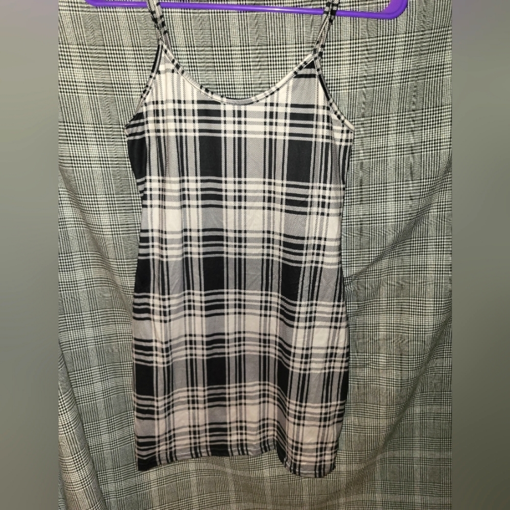 White and black dress - Romwe - small